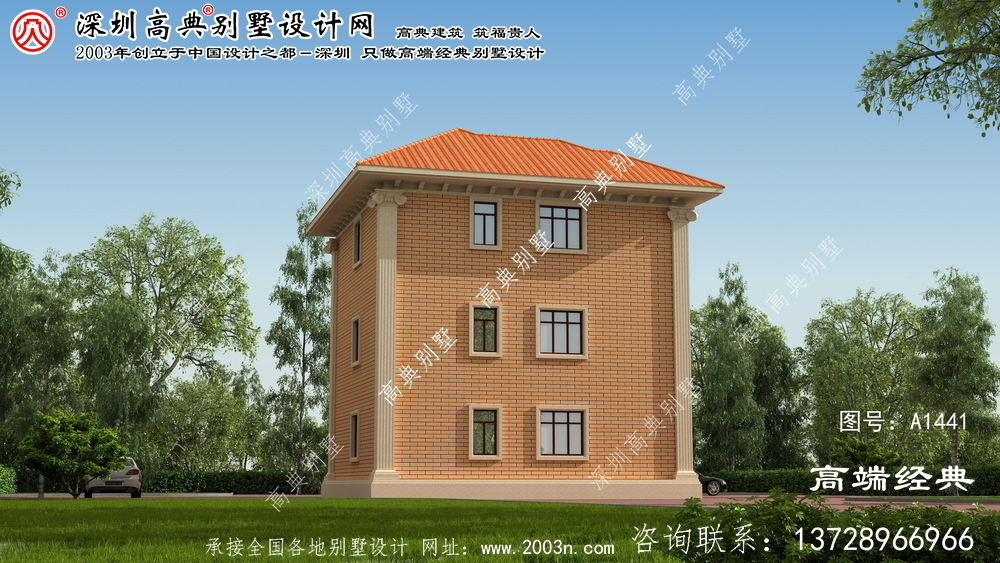 霸州市农村三层房屋设计图